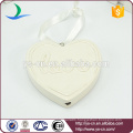 heart shape ceramic decoration with love relief